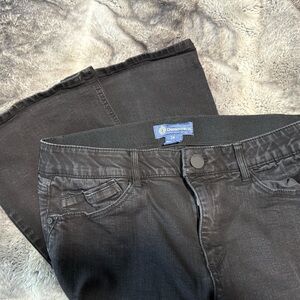 Democracy Women's Dark Gray Flare Jeans